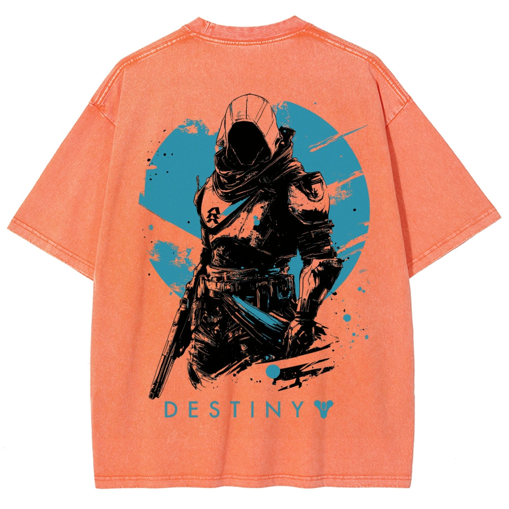 Destiny Unisex Fit Washed T-Shirt 2606007749
