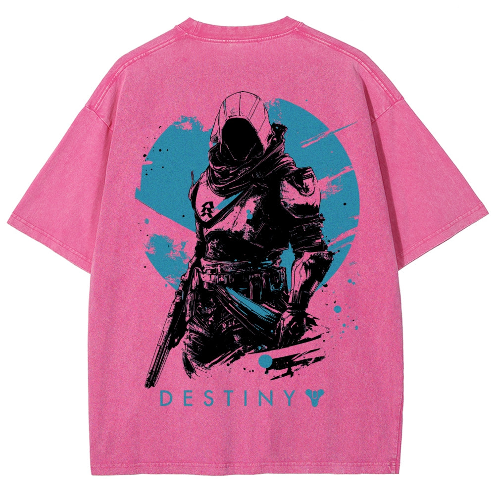 Destiny Unisex Fit Washed T-Shirt 2606007749