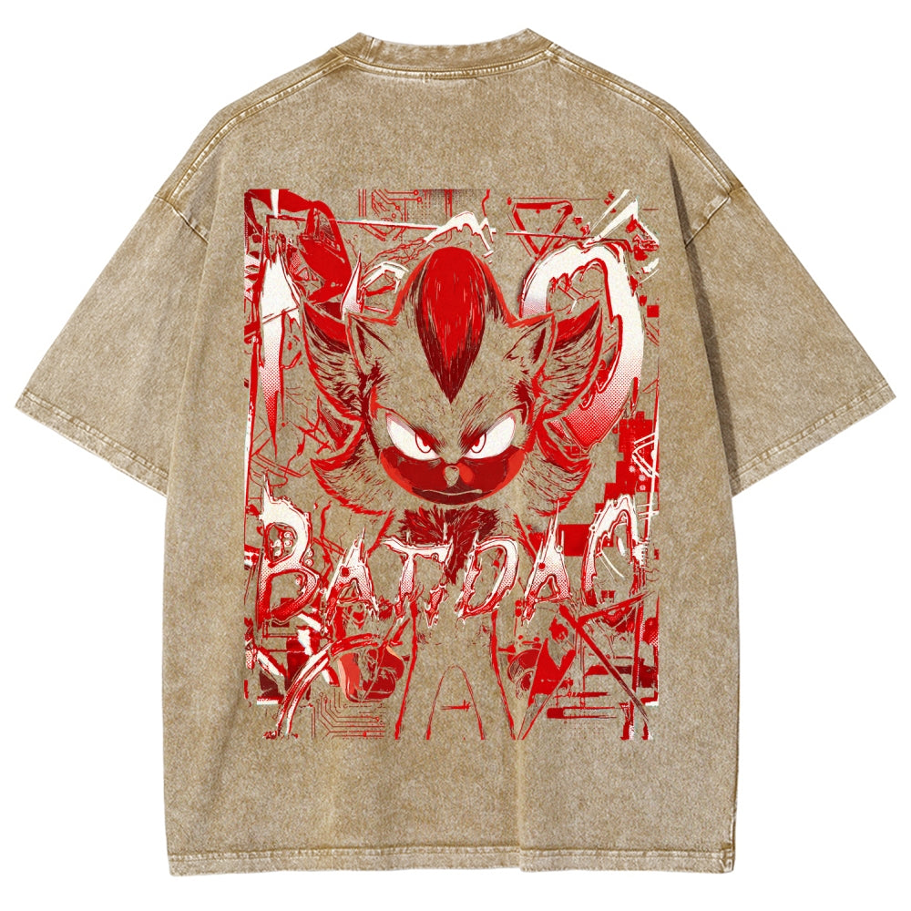 NO BATIDAO Unisex Fit Washed T-Shirt 2606007991