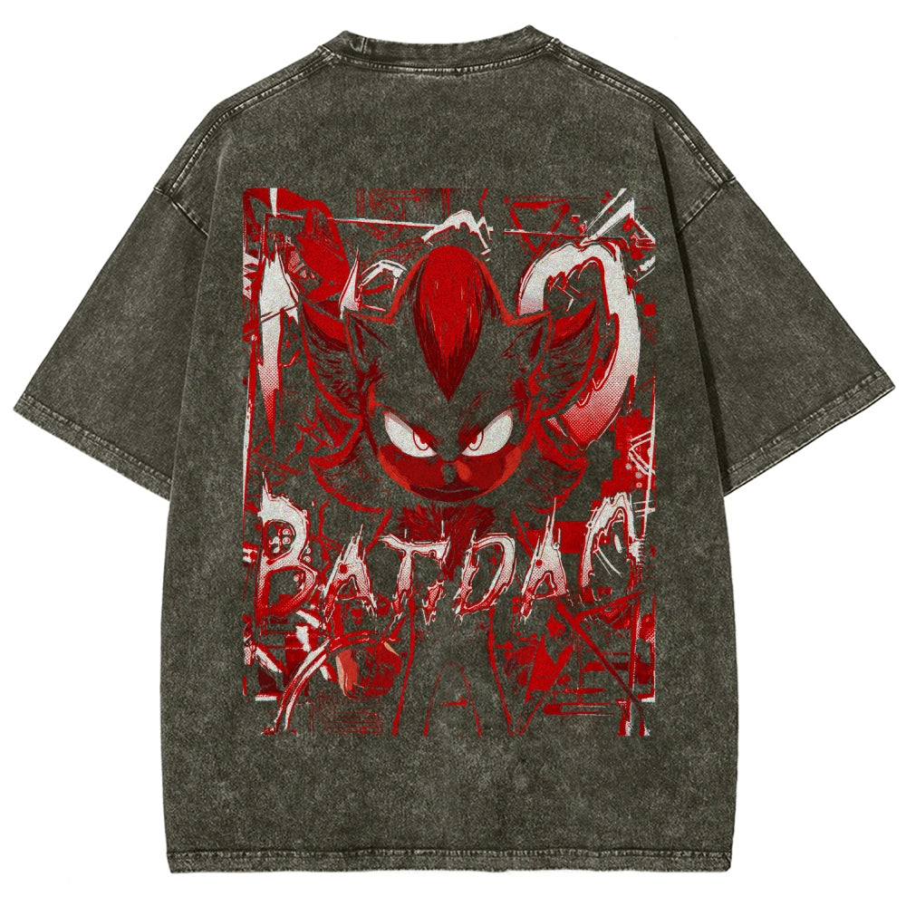 NO BATIDAO Unisex Fit Washed T-Shirt 2606007991
