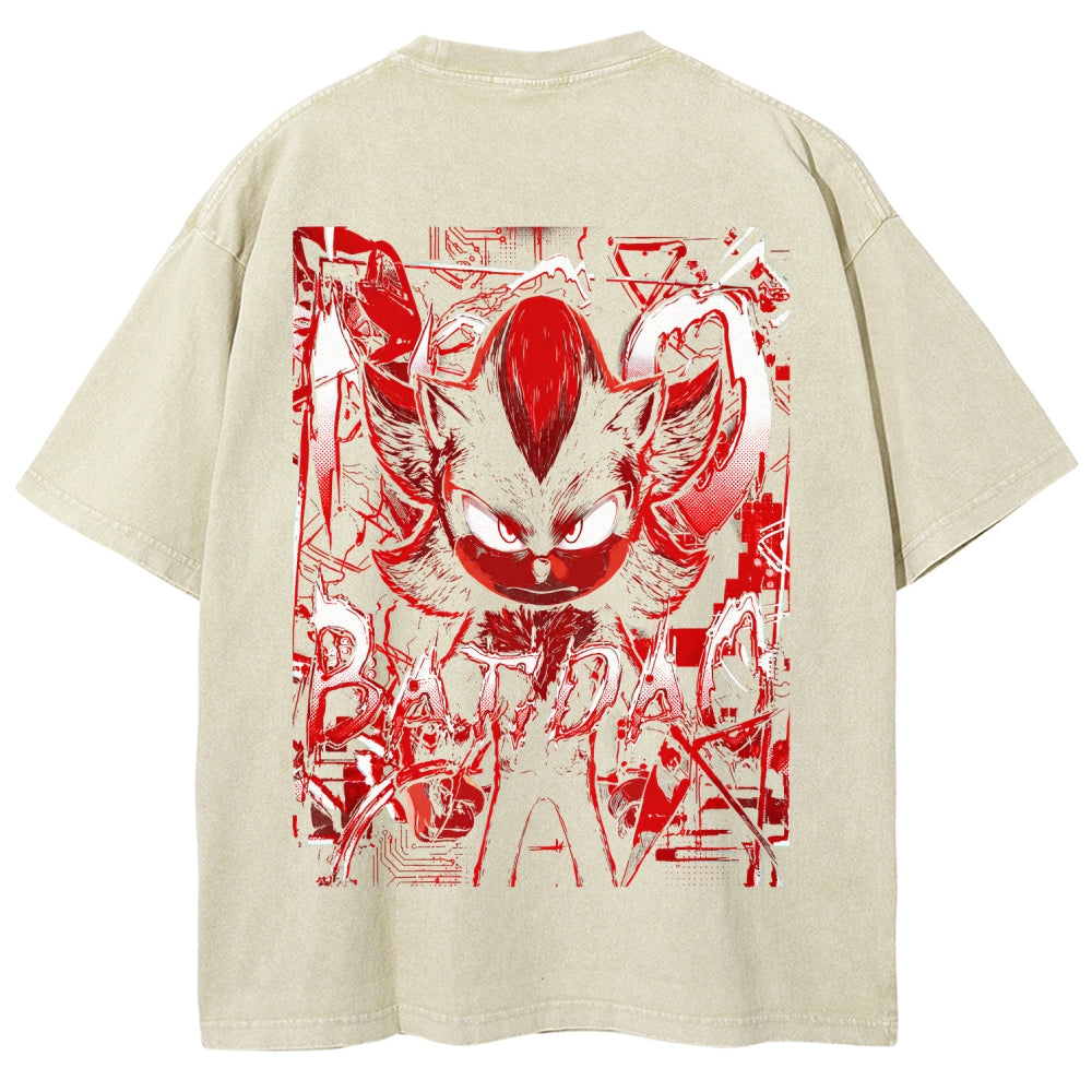 NO BATIDAO Unisex Fit Washed T-Shirt 2606007991