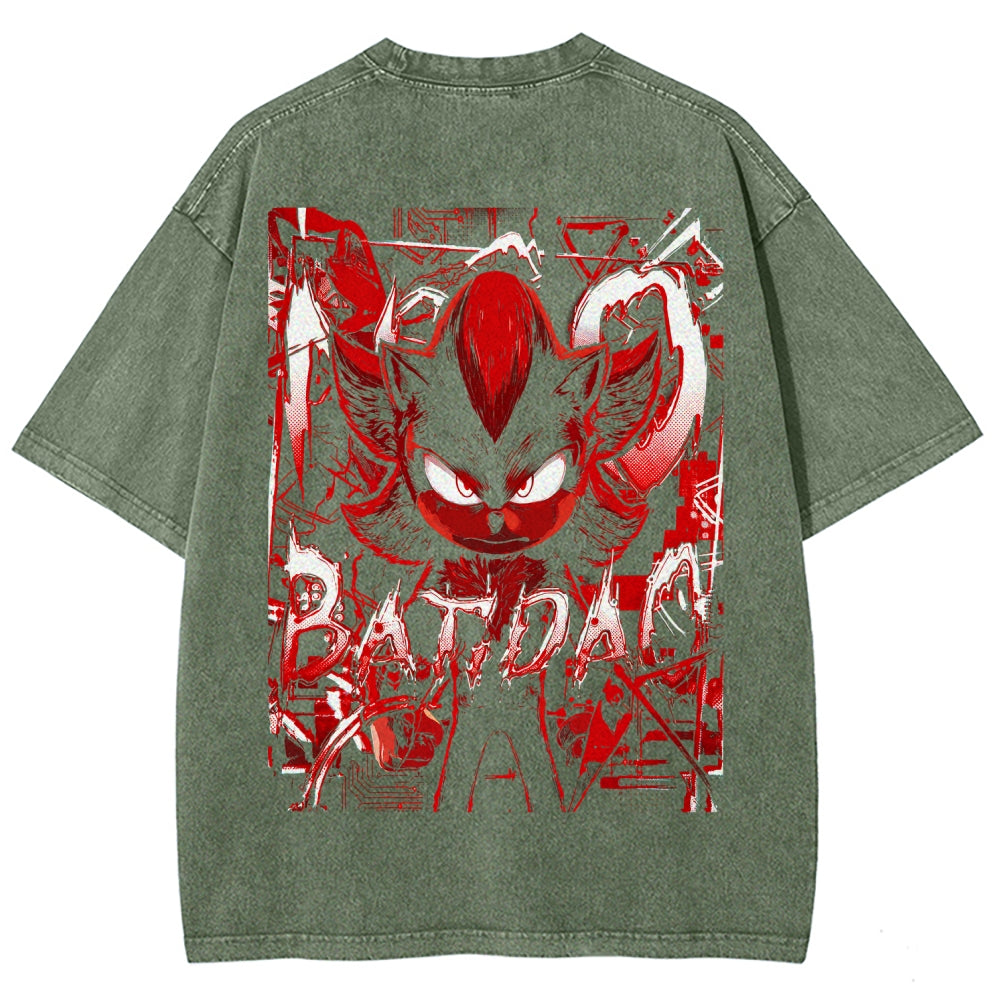 NO BATIDAO Unisex Fit Washed T-Shirt 2606007991