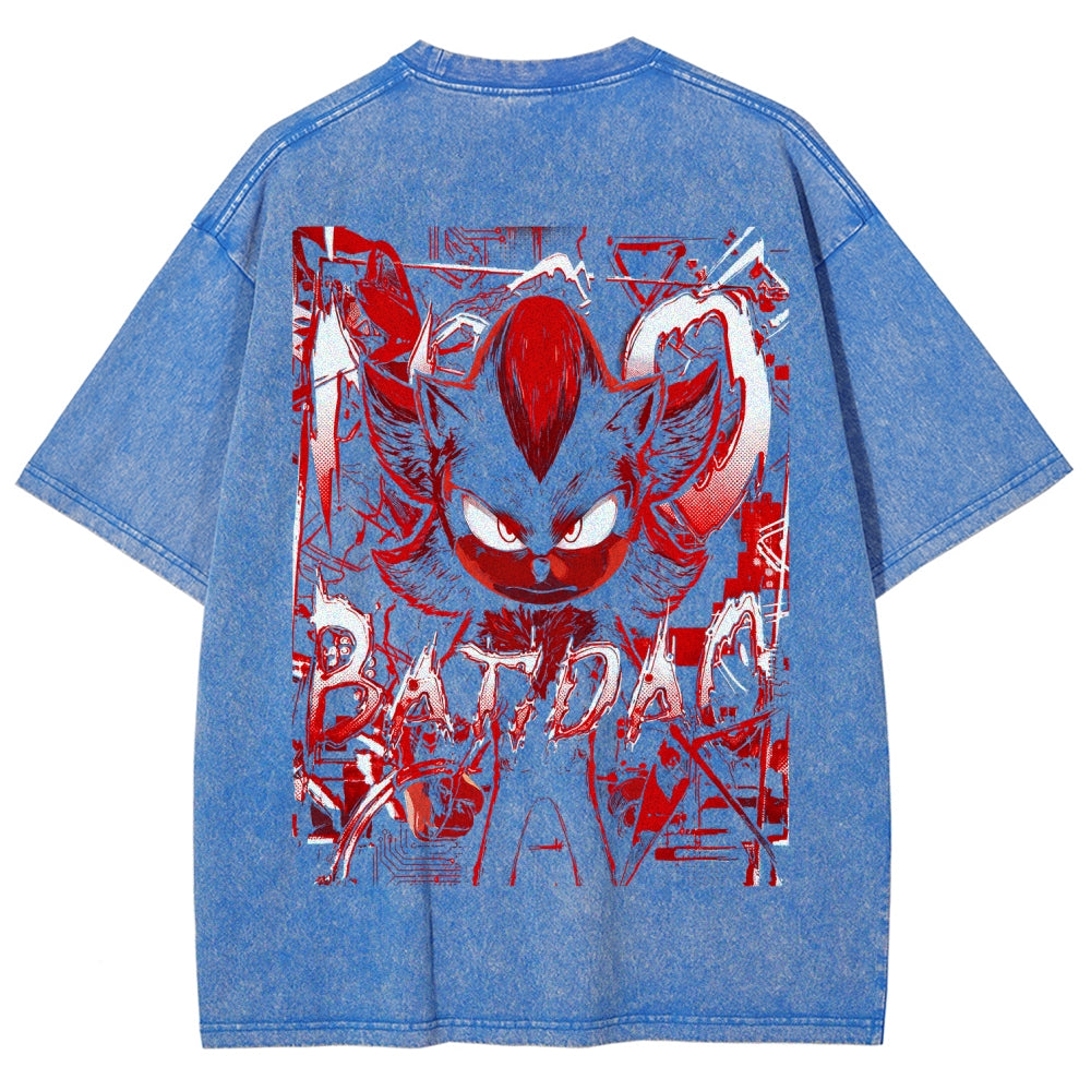 NO BATIDAO Unisex Fit Washed T-Shirt 2606007991