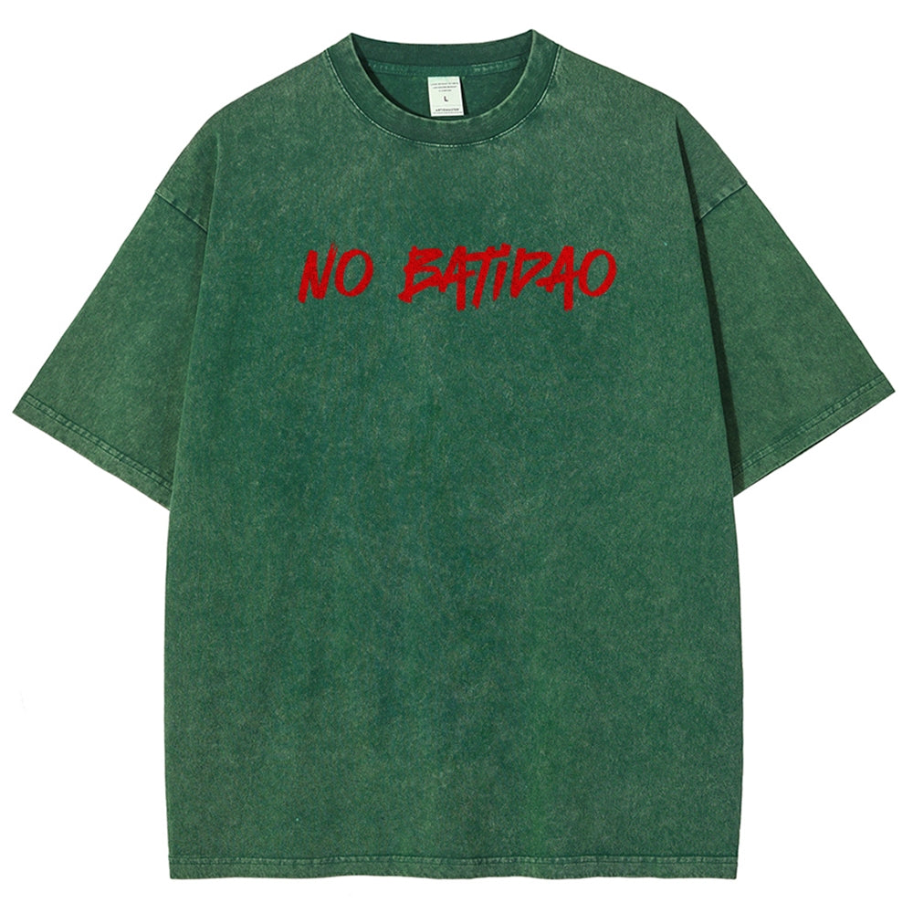 NO BATIDAO Unisex Fit Washed T-Shirt 2606007991
