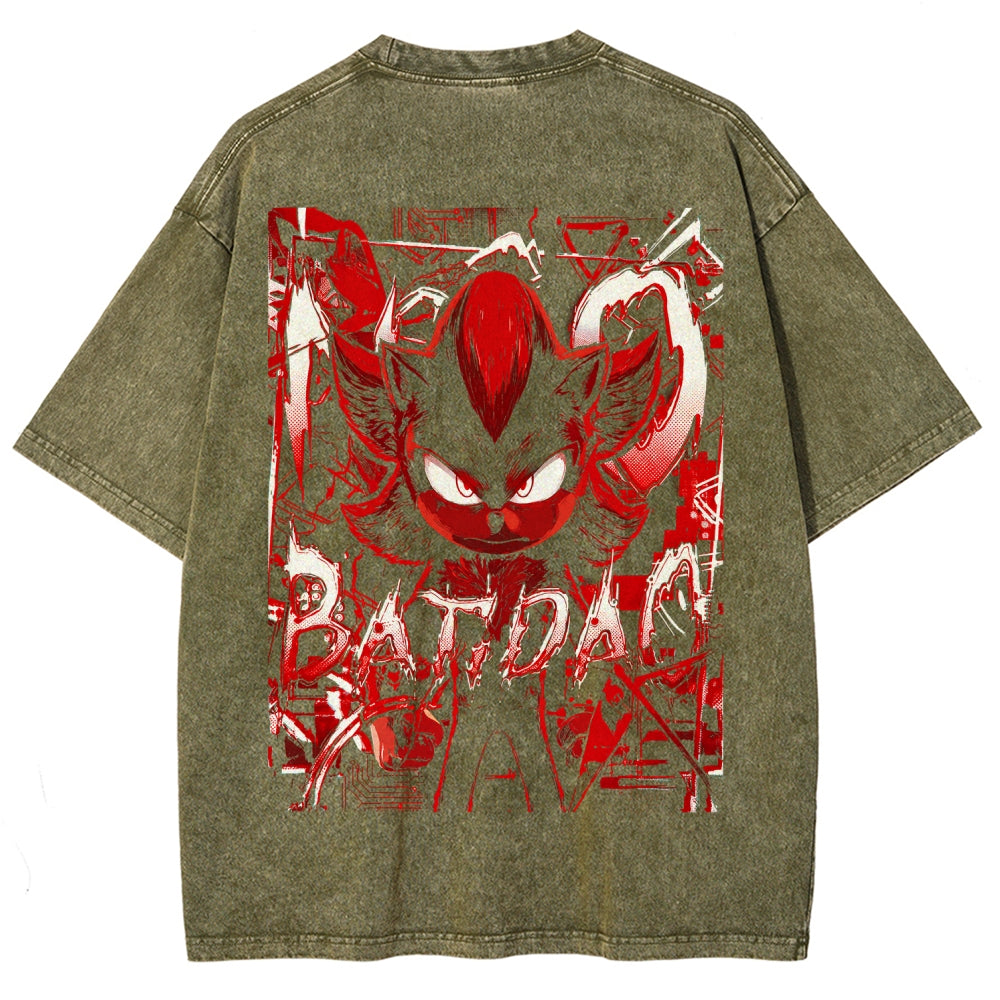 NO BATIDAO Unisex Fit Washed T-Shirt 2606007991