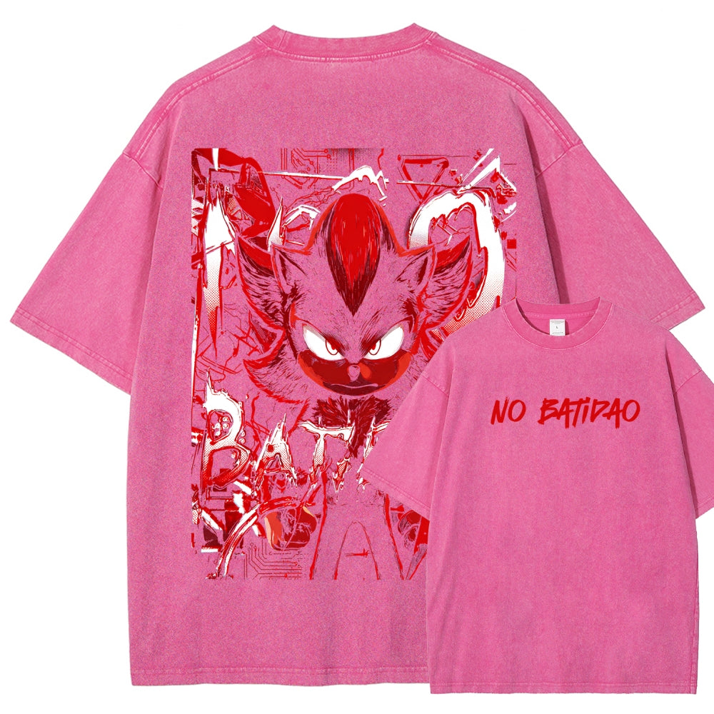 NO BATIDAO Unisex Fit Washed T-Shirt 2606007991