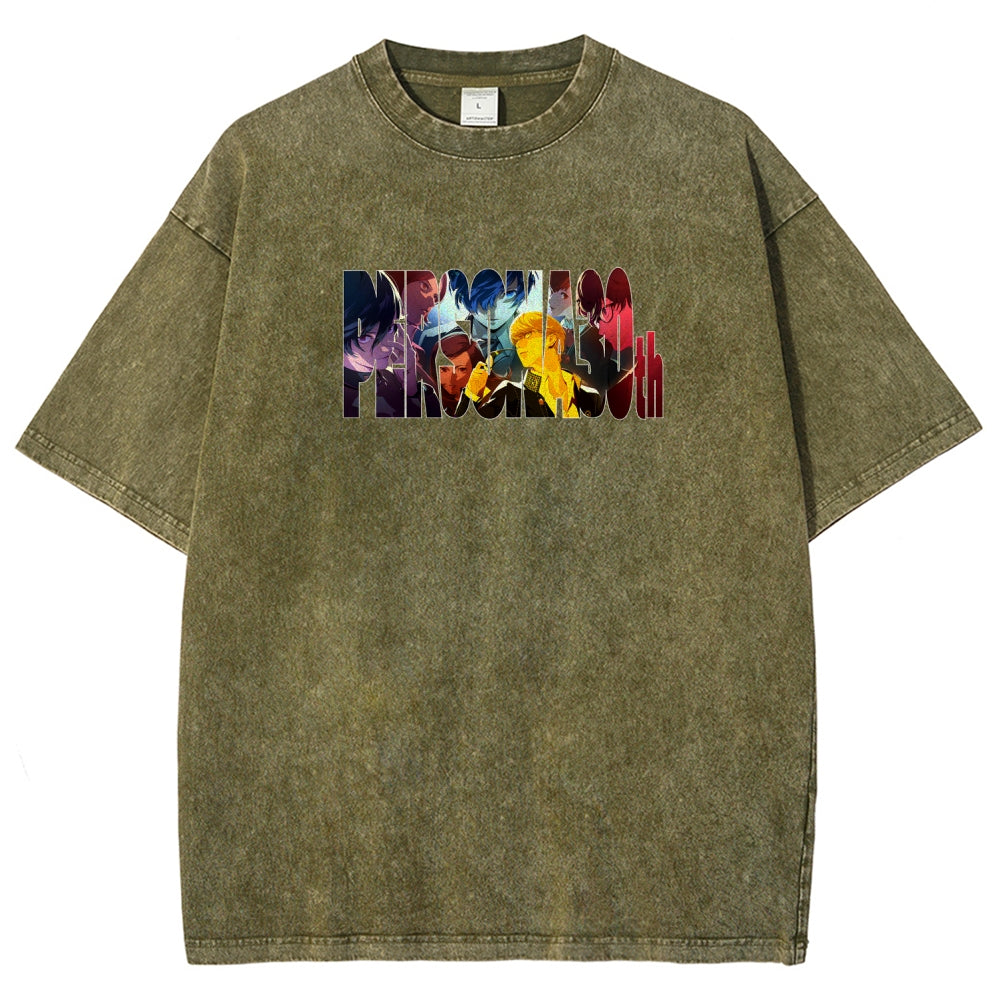 Persona Unisex Fit Washed T-Shirt 2606008955