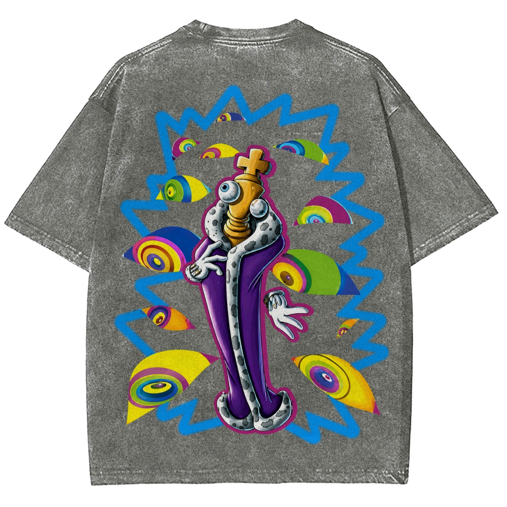 The Amazing Digital Circus Unisex Fit Washed T-Shirt 2606009821