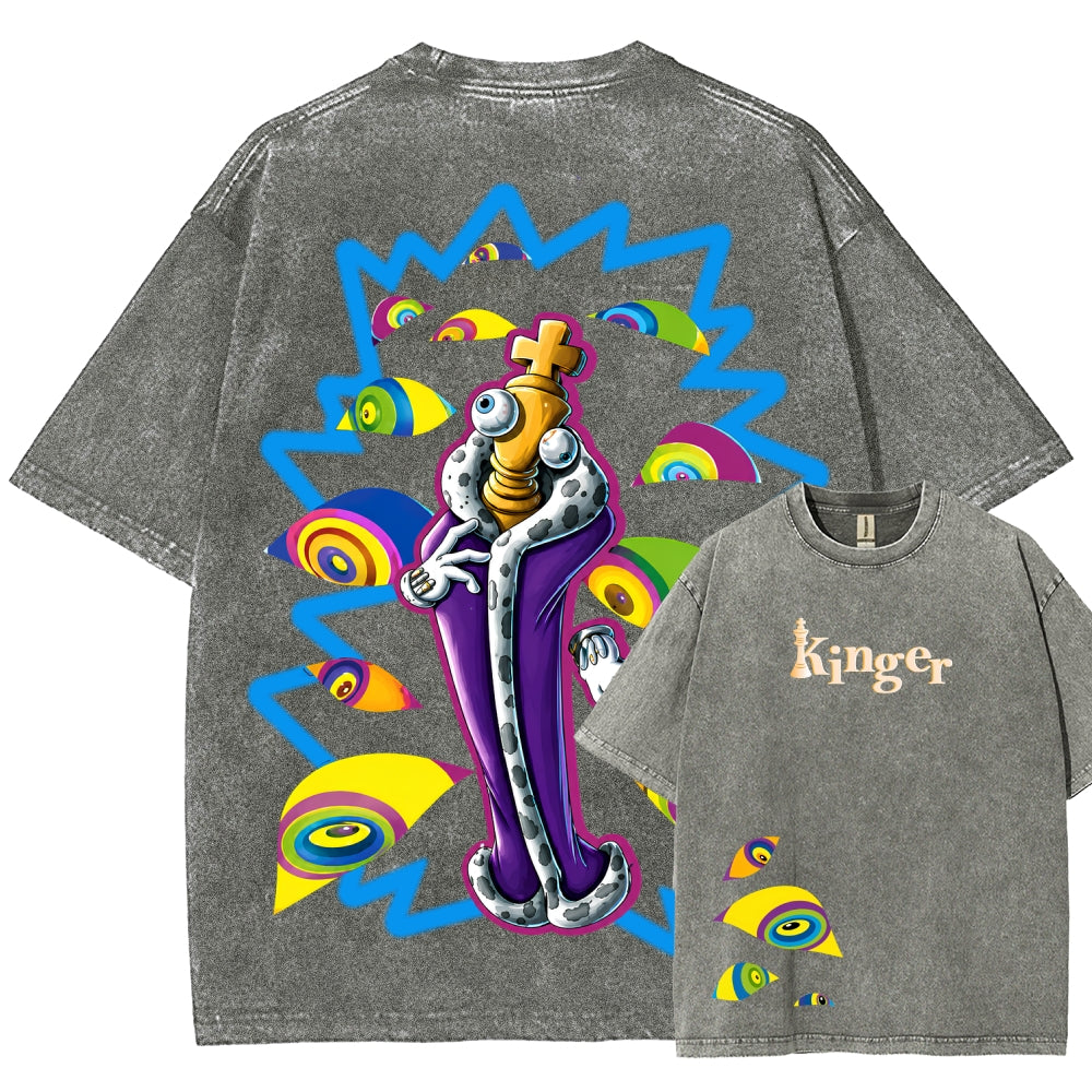 The Amazing Digital Circus Unisex Fit Washed T-Shirt 2606009821
