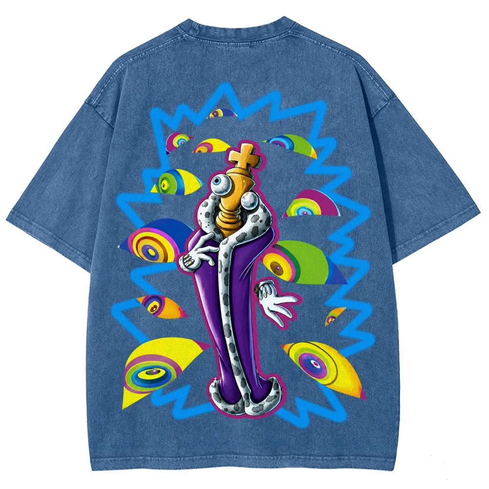 The Amazing Digital Circus Unisex Fit Washed T-Shirt 2606009821