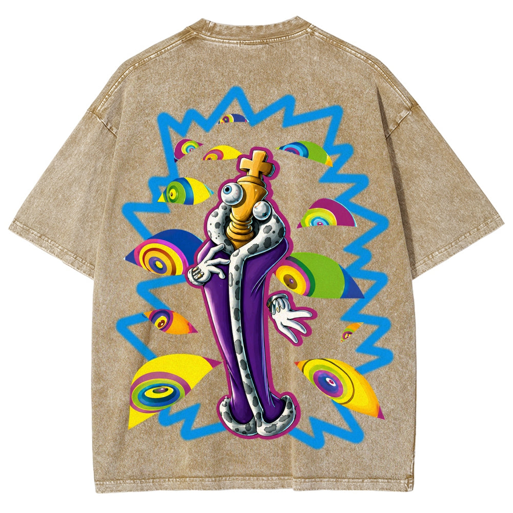The Amazing Digital Circus Unisex Fit Washed T-Shirt 2606009821