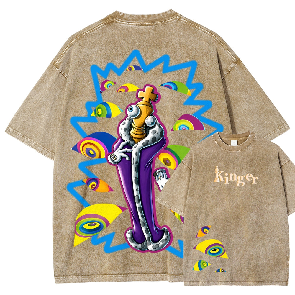 The Amazing Digital Circus Unisex Fit Washed T-Shirt 2606009821