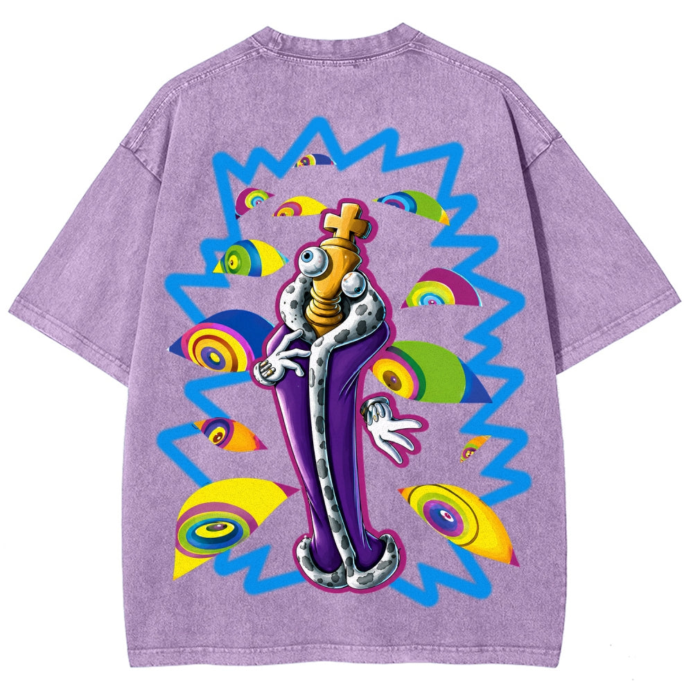 The Amazing Digital Circus Unisex Fit Washed T-Shirt 2606009821
