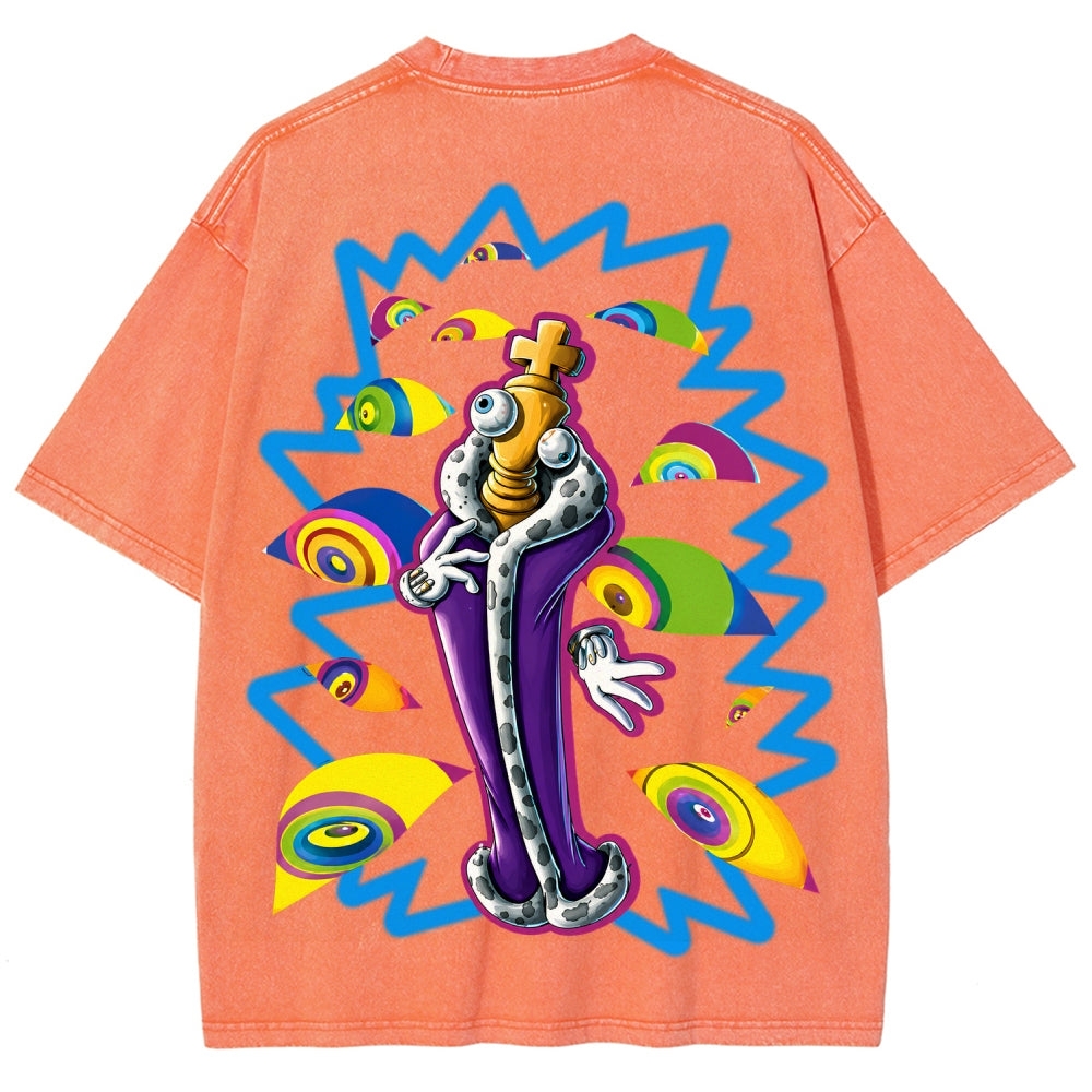 The Amazing Digital Circus Unisex Fit Washed T-Shirt 2606009821