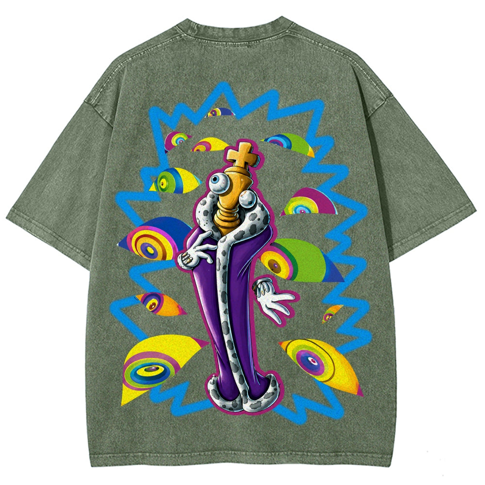 The Amazing Digital Circus Unisex Fit Washed T-Shirt 2606009821