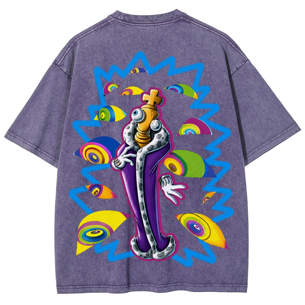 The Amazing Digital Circus Unisex Fit Washed T-Shirt 2606009821