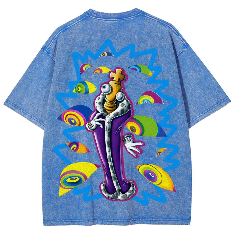 The Amazing Digital Circus Unisex Fit Washed T-Shirt 2606009821