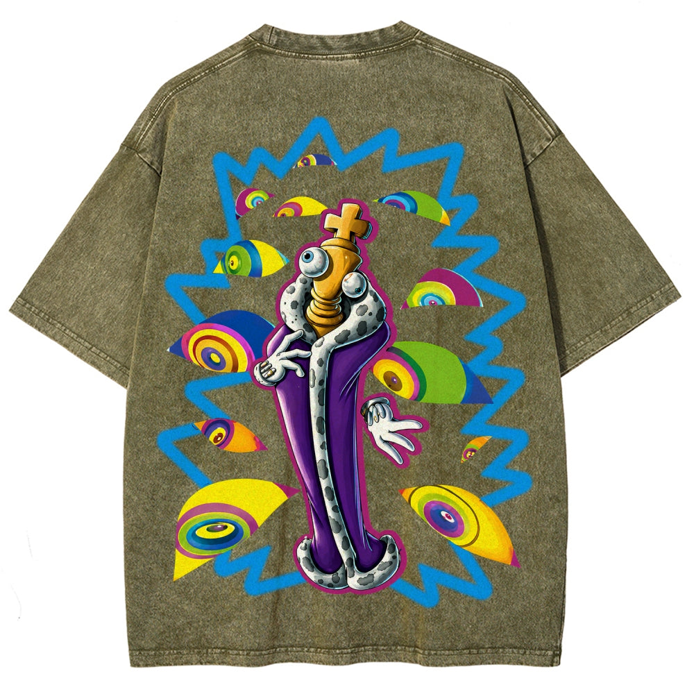 The Amazing Digital Circus Unisex Fit Washed T-Shirt 2606009821