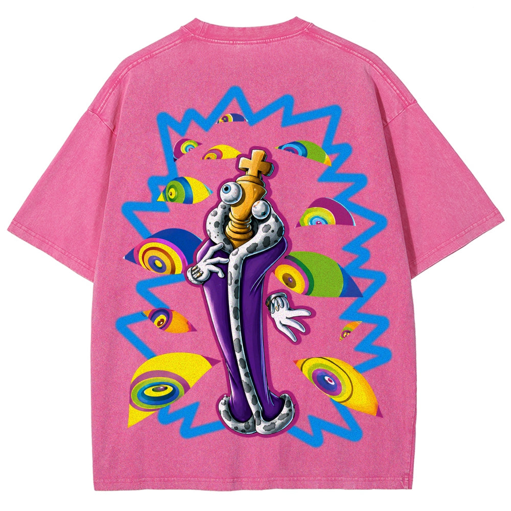 The Amazing Digital Circus Unisex Fit Washed T-Shirt 2606009821