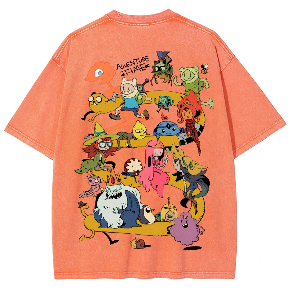 Adventure Time Unisex Fit Washed T-Shirt 2606009886