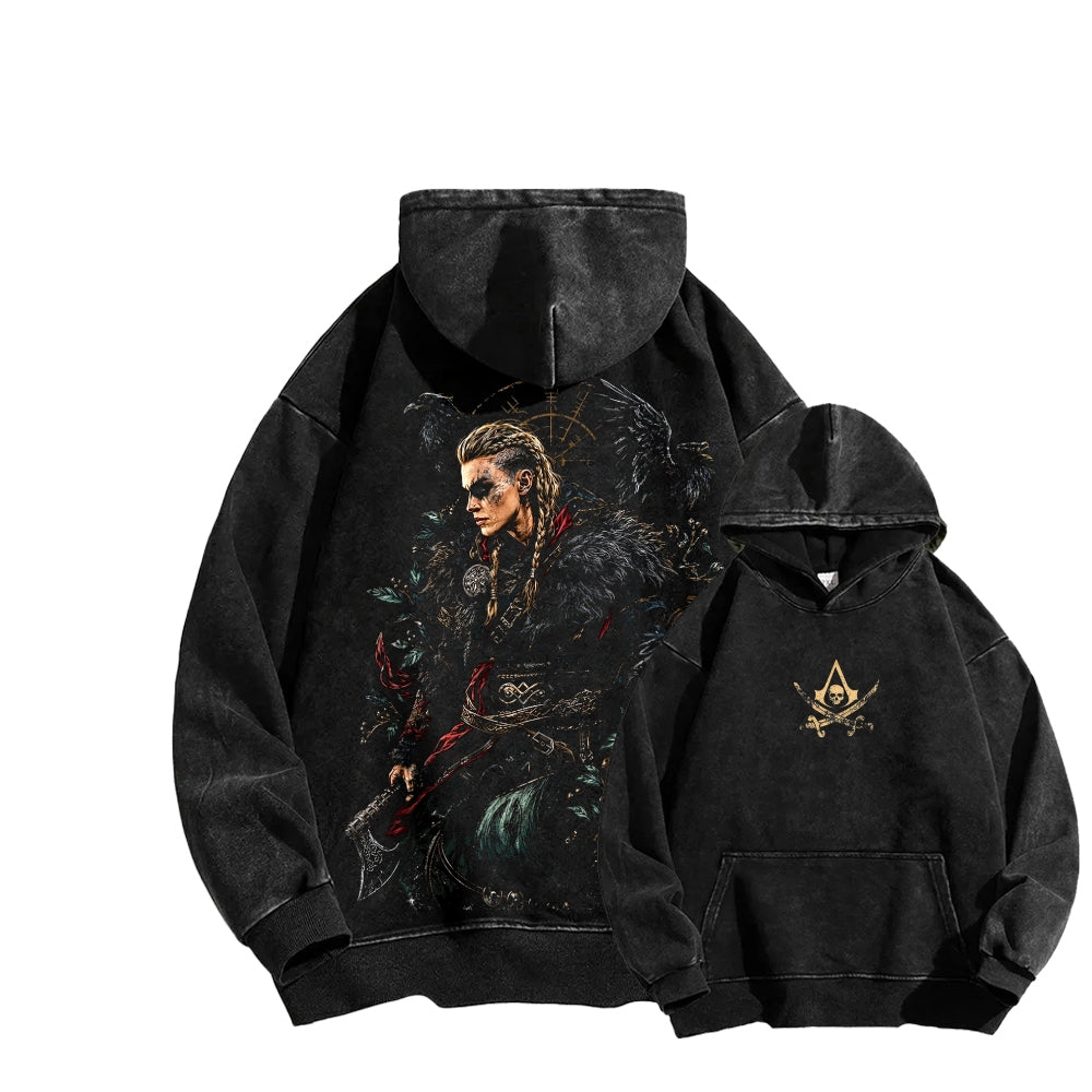 Assassin’s Creed Unisex Washed Hoodie 2606010204