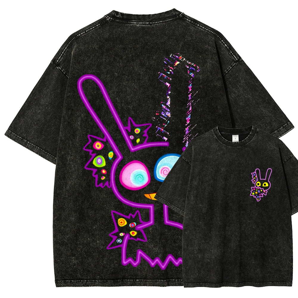 The Amazing Digital Circus Unisex Fit Washed T-Shirt 2606013996
