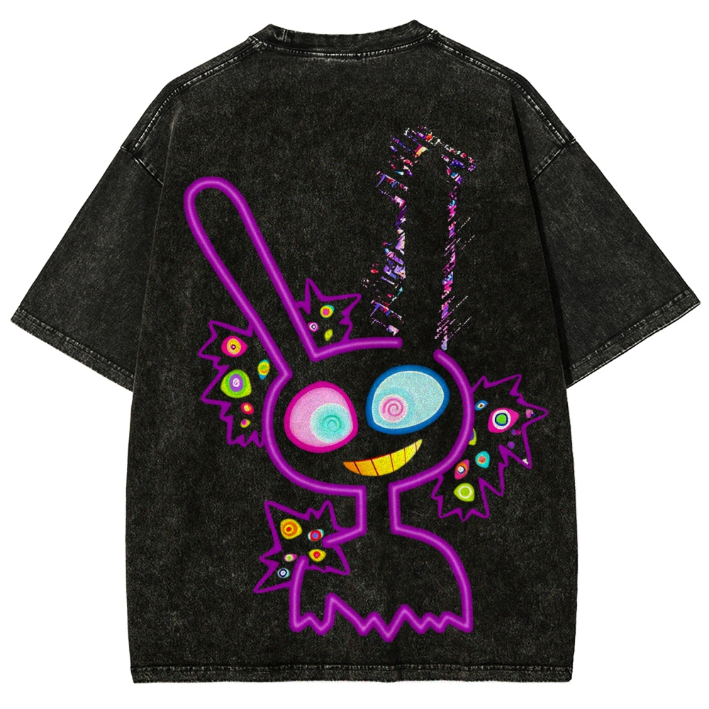 The Amazing Digital Circus Unisex Fit Washed T-Shirt 2606013996