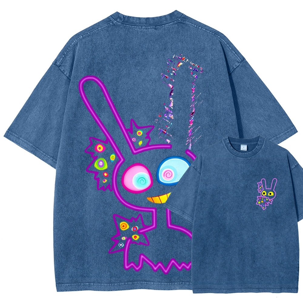 The Amazing Digital Circus Unisex Fit Washed T-Shirt 2606013996