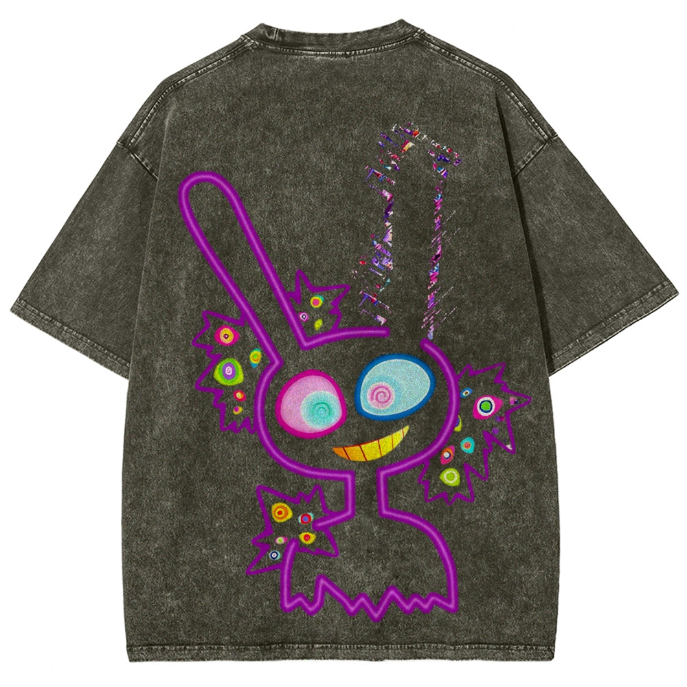 The Amazing Digital Circus Unisex Fit Washed T-Shirt 2606013996