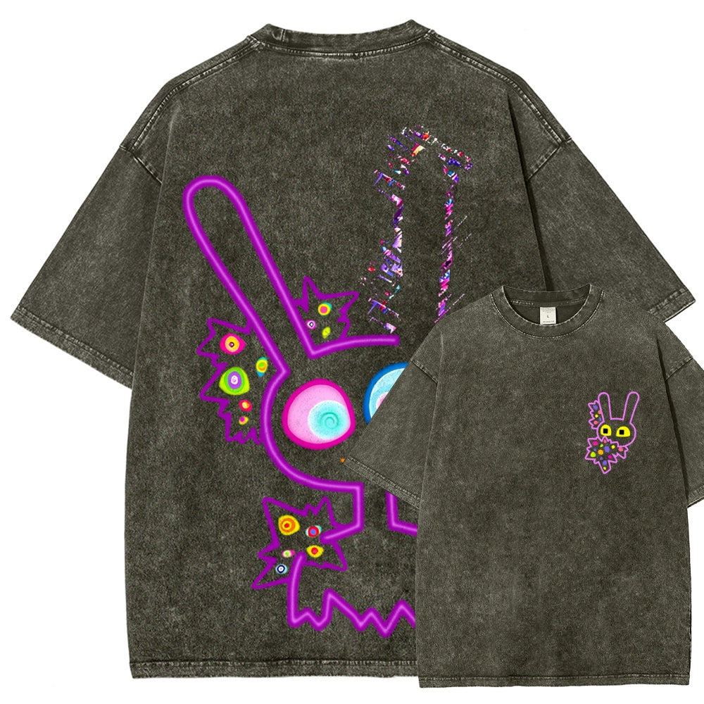 The Amazing Digital Circus Unisex Fit Washed T-Shirt 2606013996