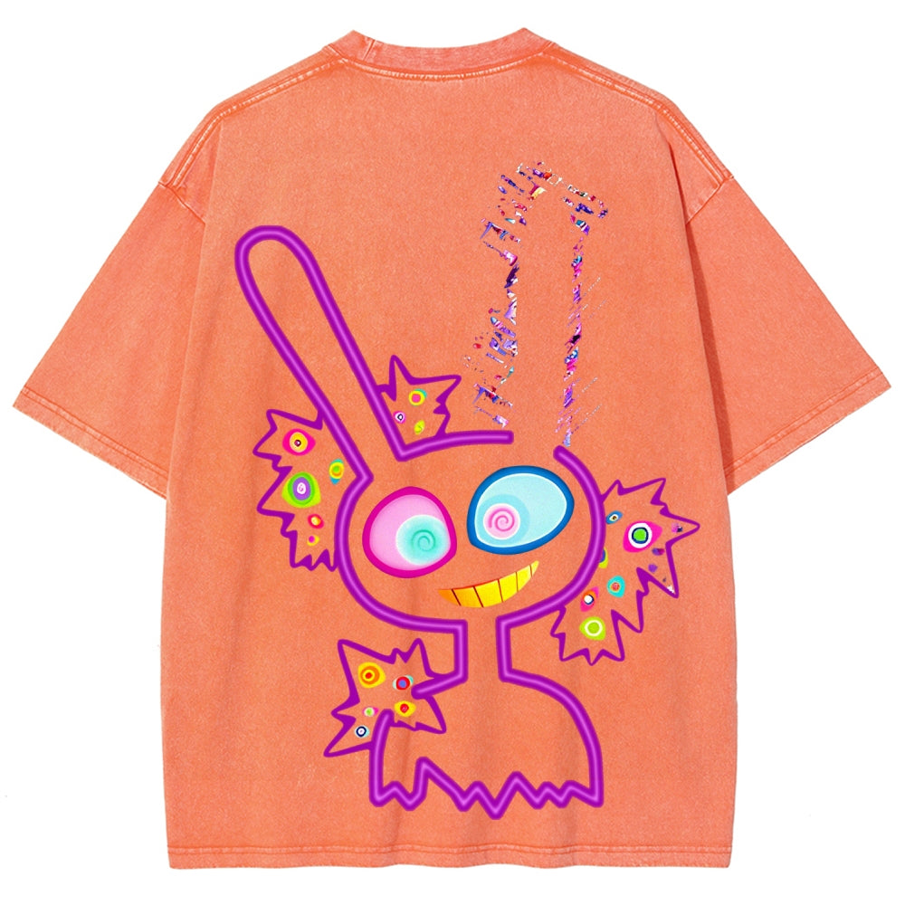 The Amazing Digital Circus Unisex Fit Washed T-Shirt 2606013996