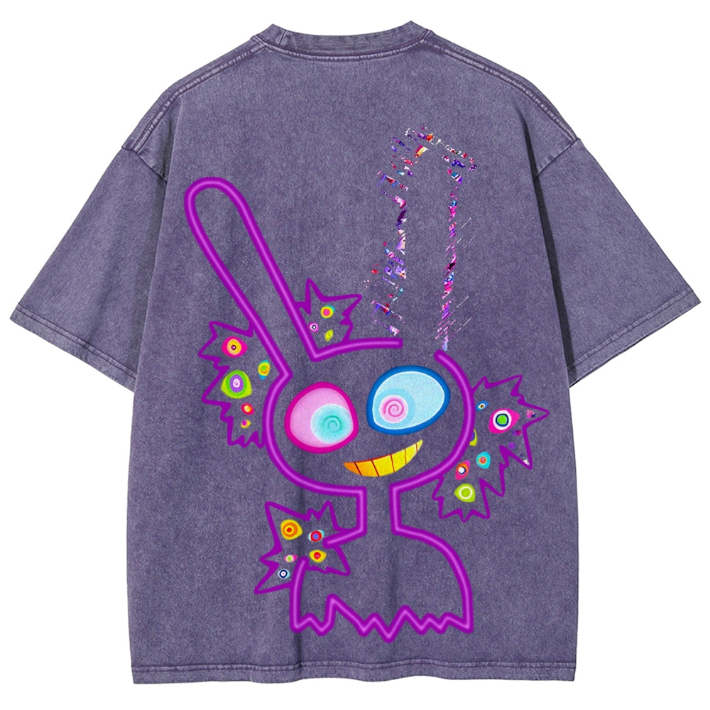 The Amazing Digital Circus Unisex Fit Washed T-Shirt 2606013996
