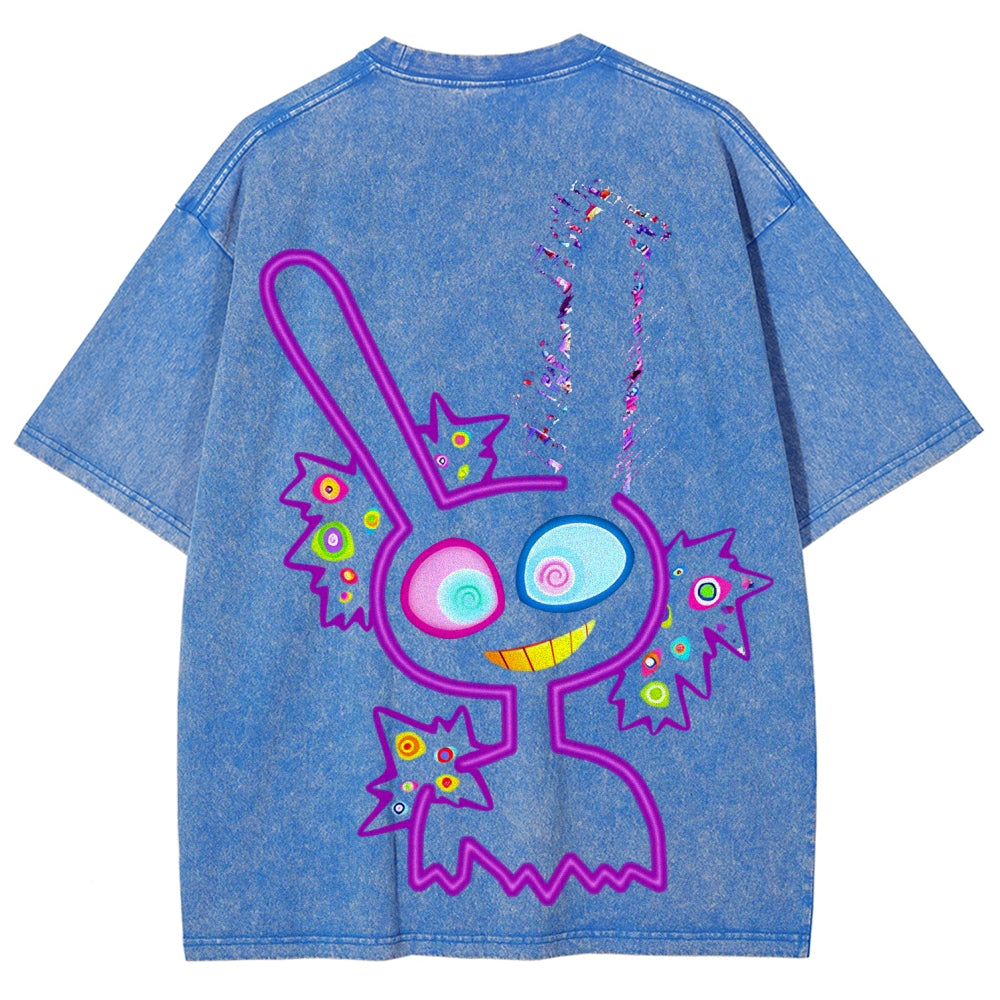 The Amazing Digital Circus Unisex Fit Washed T-Shirt 2606013996