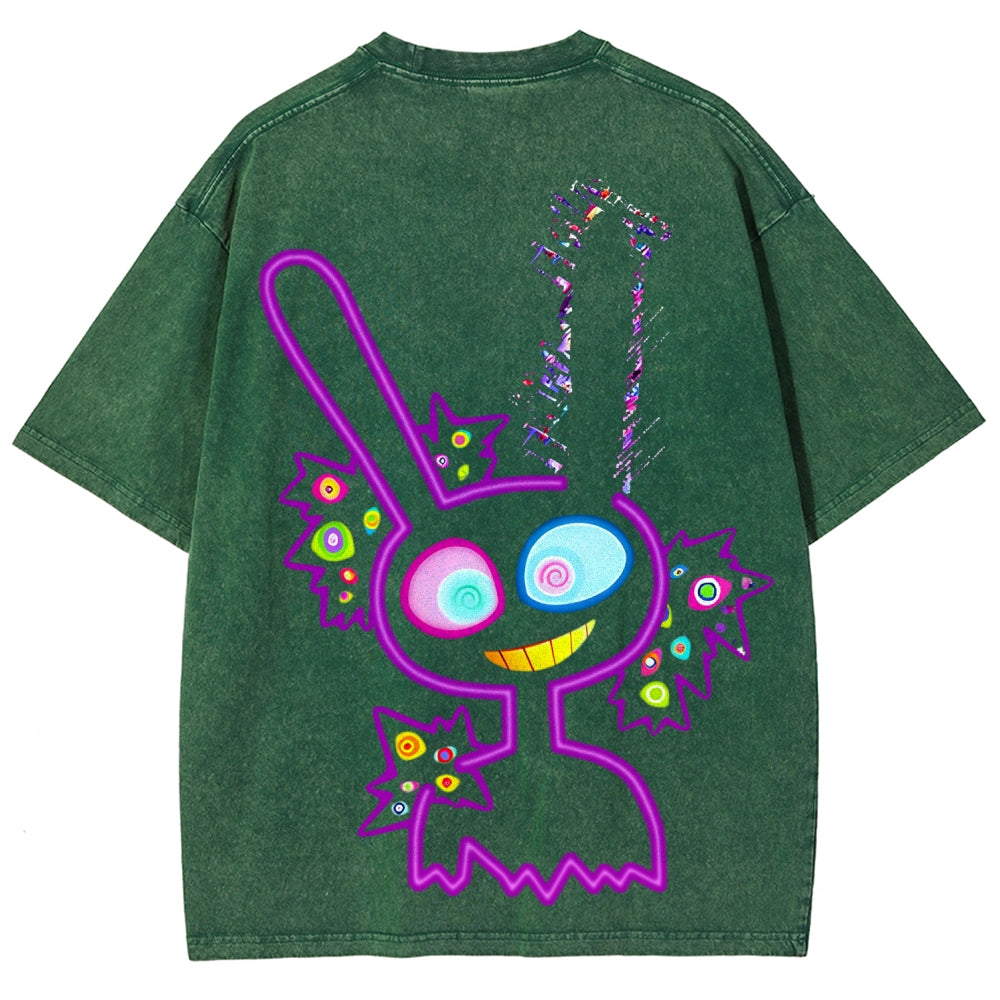 The Amazing Digital Circus Unisex Fit Washed T-Shirt 2606013996
