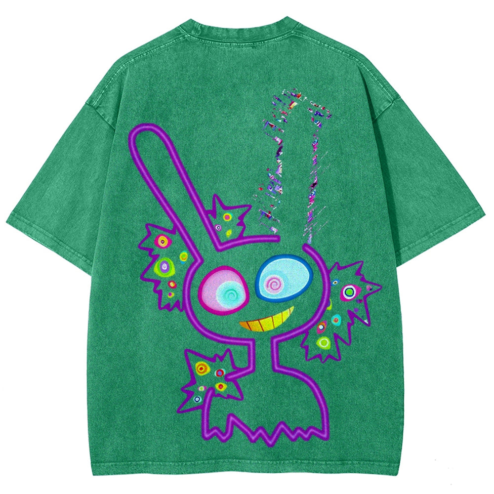 The Amazing Digital Circus Unisex Fit Washed T-Shirt 2606013996
