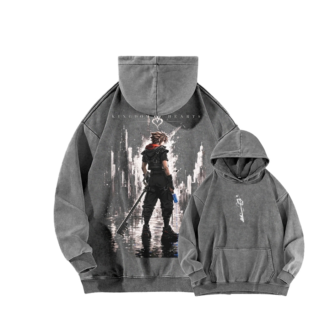 Kingdom Hearts Washed-finish sweatshirt 2606015491