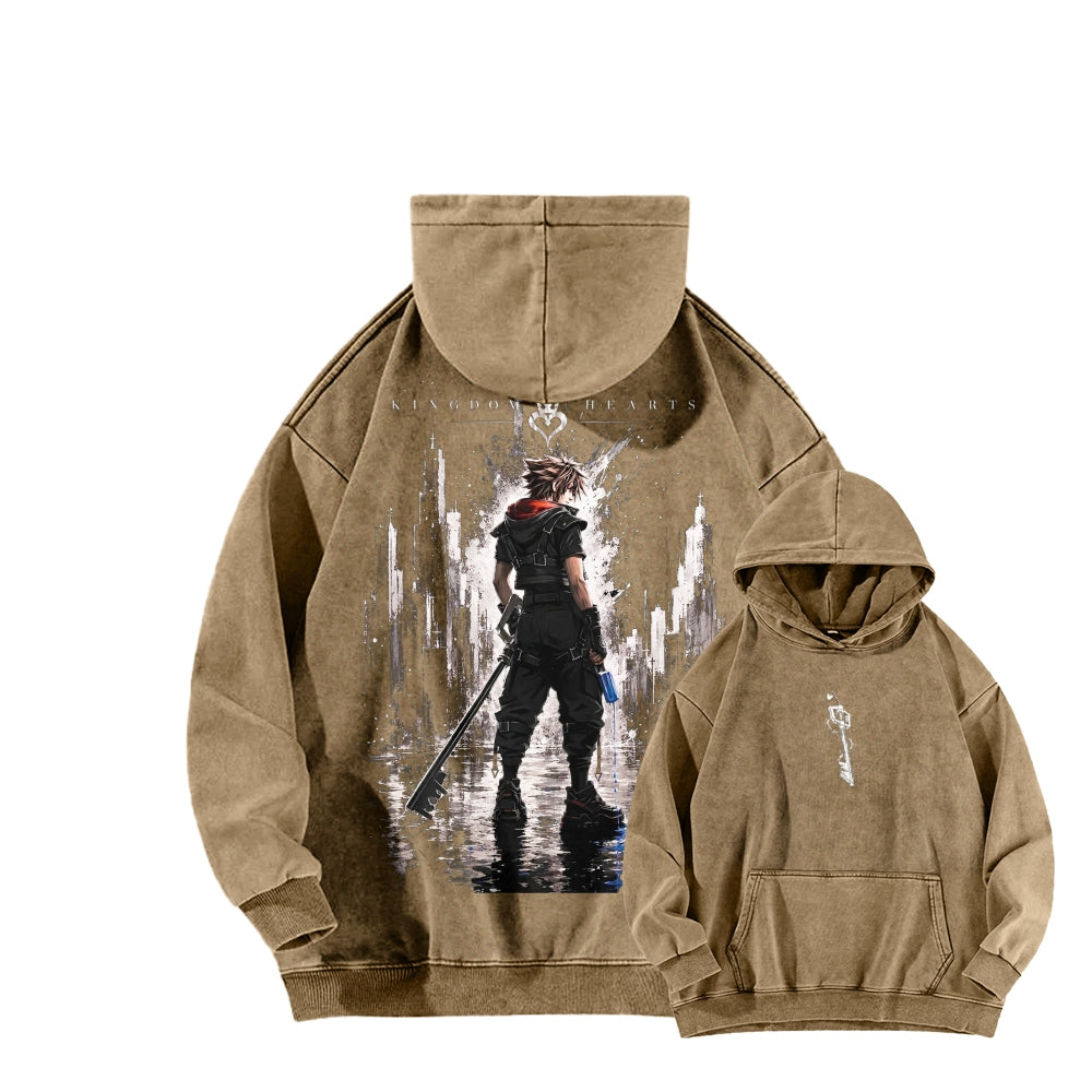 Kingdom Hearts Washed-finish sweatshirt 2606015491