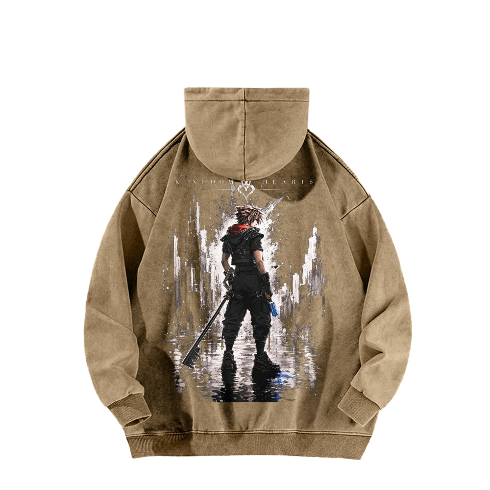 Kingdom Hearts Washed-finish sweatshirt 2606015491