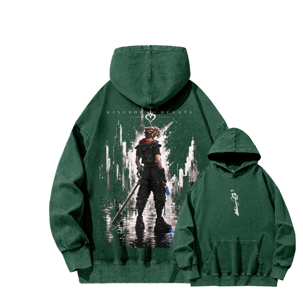 Kingdom Hearts Washed-finish sweatshirt 2606015491