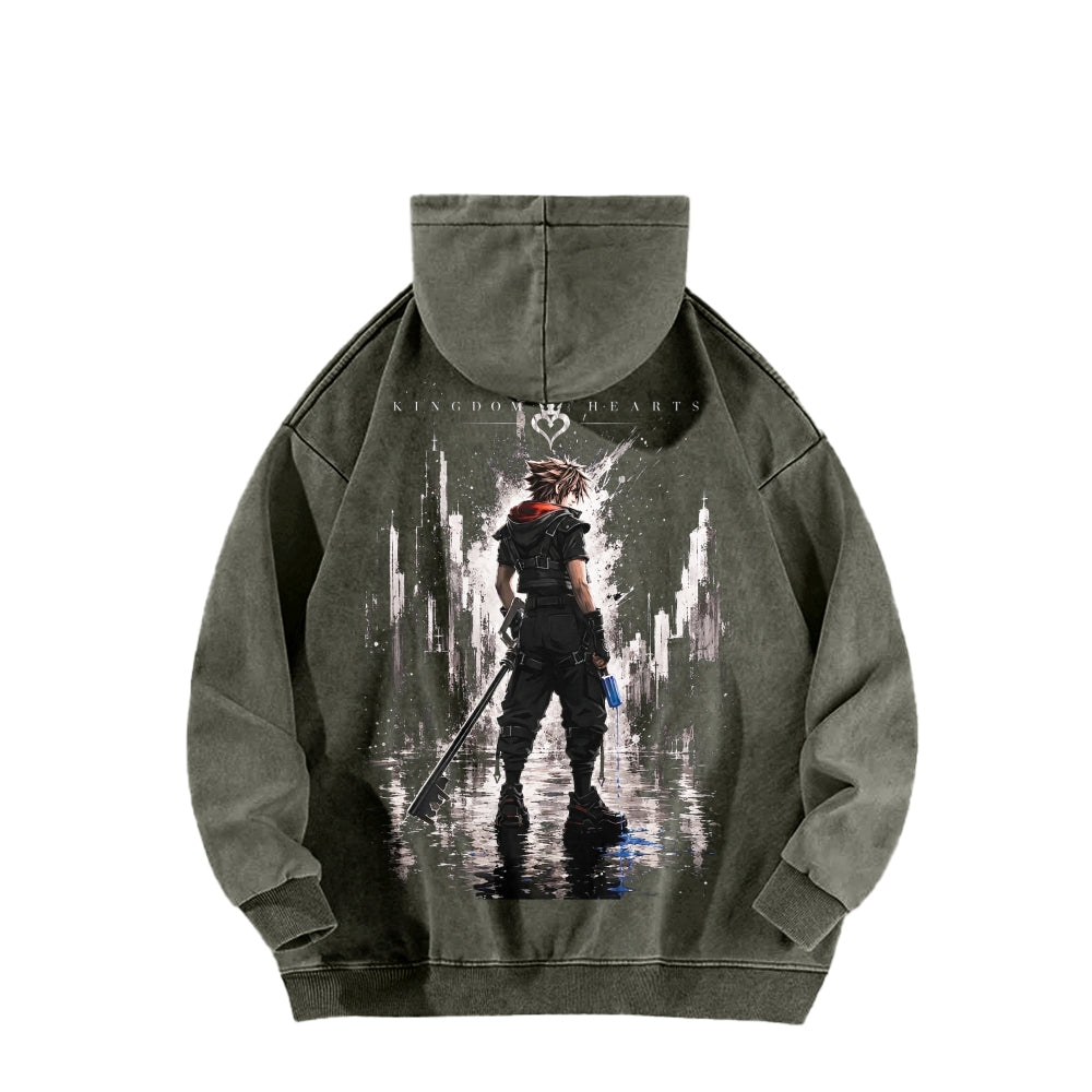 Kingdom Hearts Washed-finish sweatshirt 2606015491