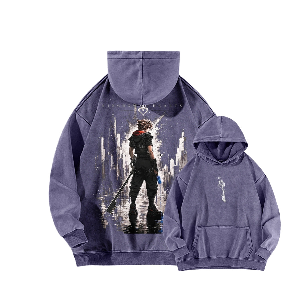Kingdom Hearts Washed-finish sweatshirt 2606015491