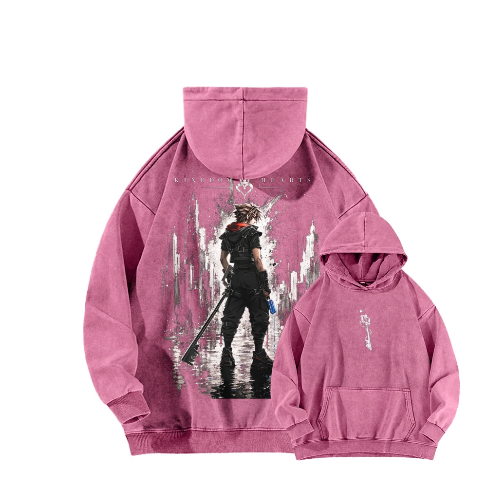 Kingdom Hearts Washed-finish sweatshirt 2606015491