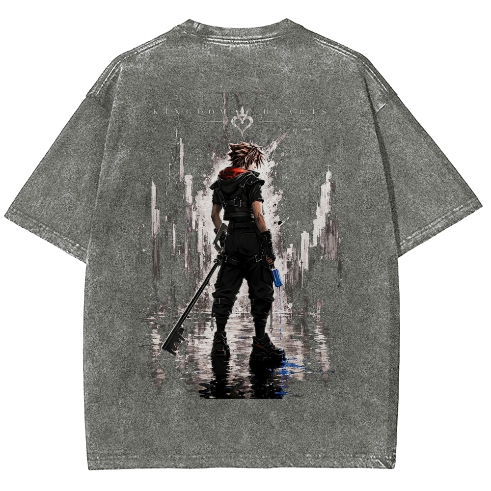 Kingdom Hearts Washed T-shirt 2606015492