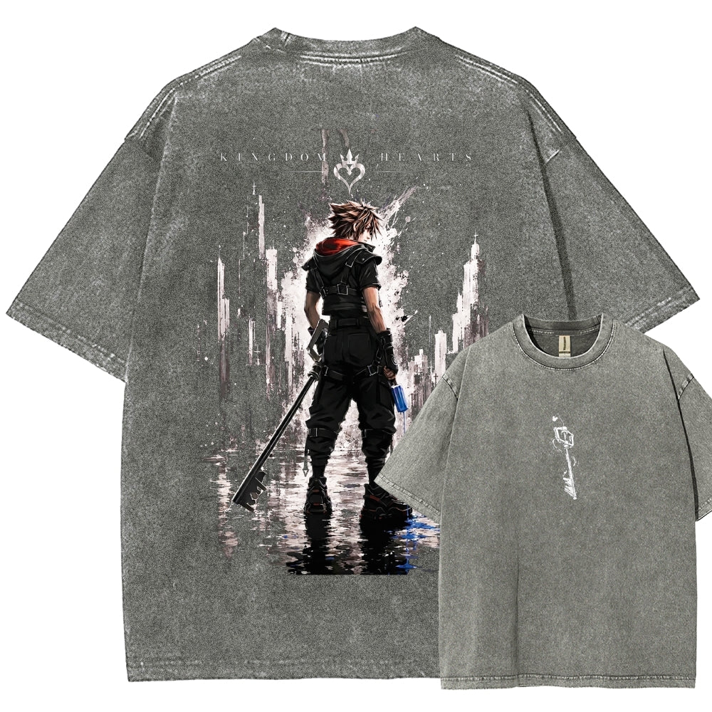 Kingdom Hearts Washed T-shirt 2606015492