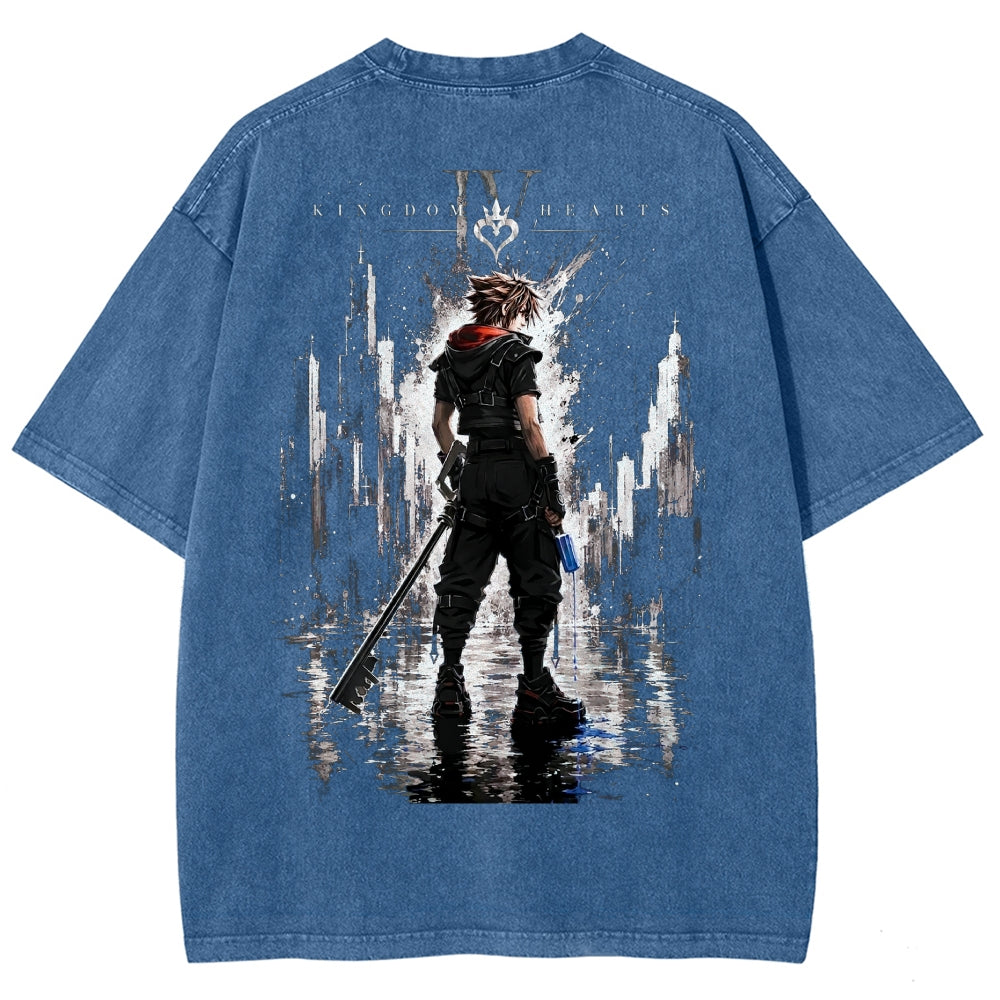 Kingdom Hearts Washed T-shirt 2606015492