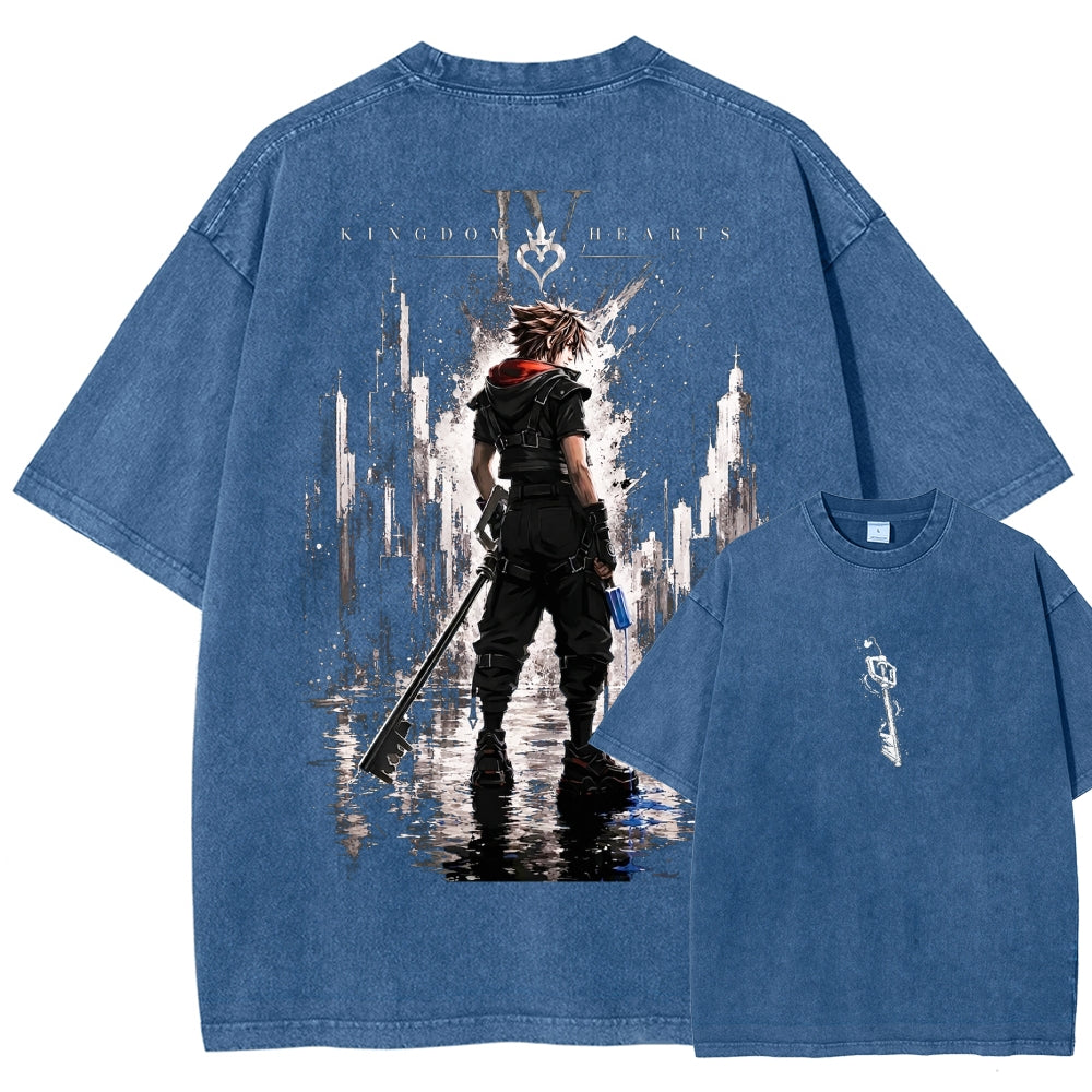 Kingdom Hearts Washed T-shirt 2606015492