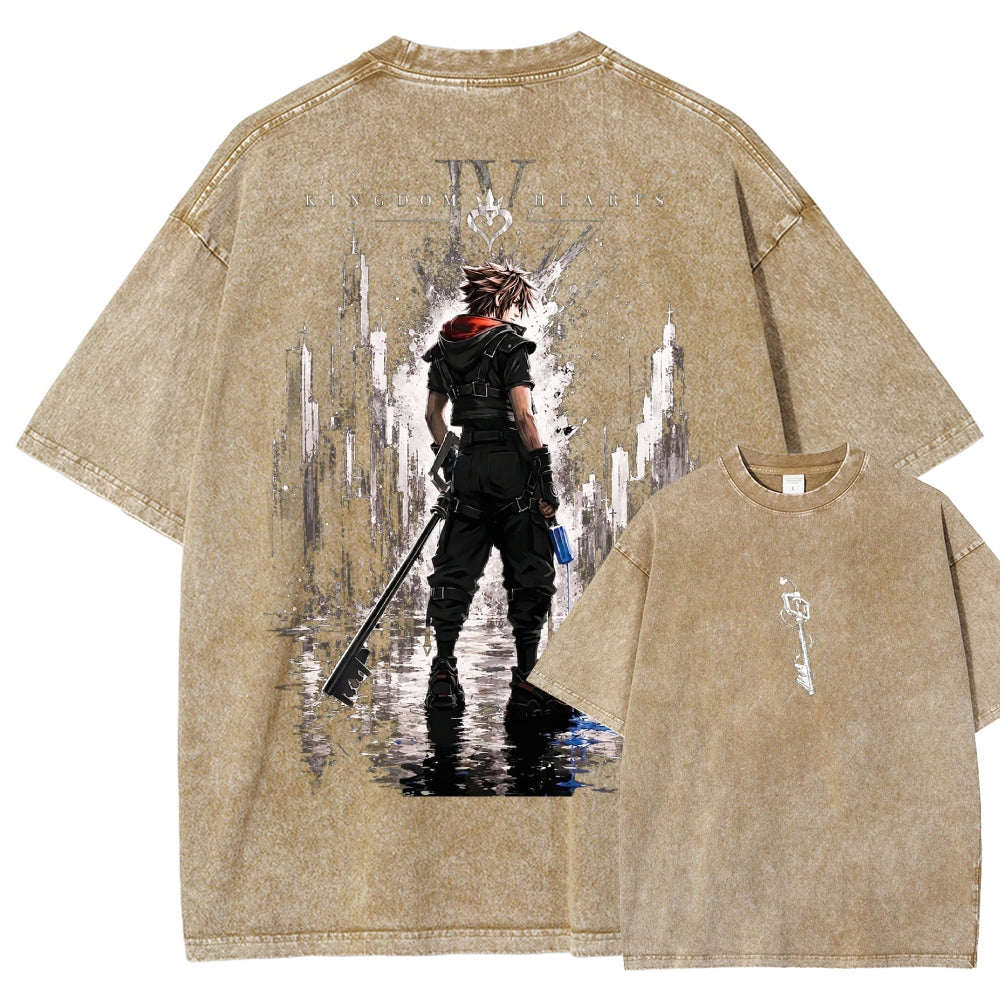 Kingdom Hearts Washed T-shirt 2606015492