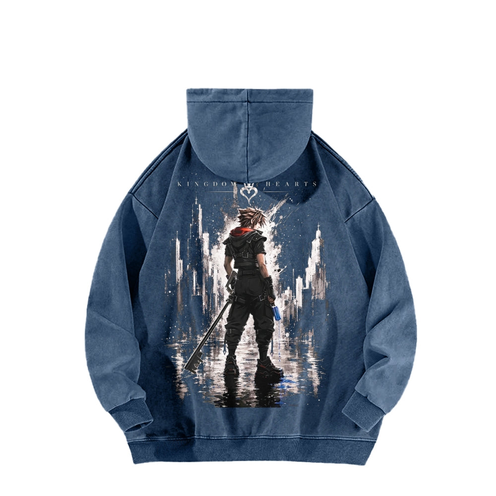 Kingdom Hearts Washed-finish sweatshirt 2606015491