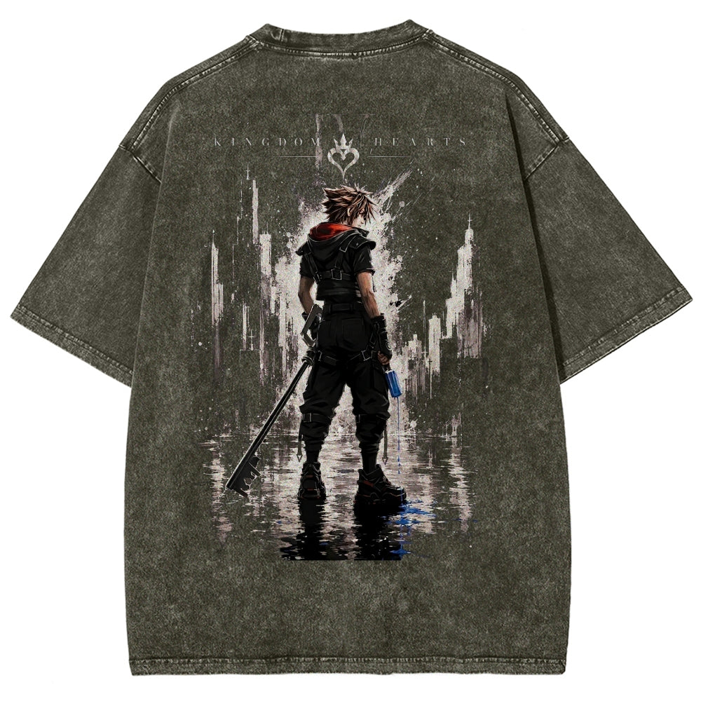 Kingdom Hearts Washed T-shirt 2606015492