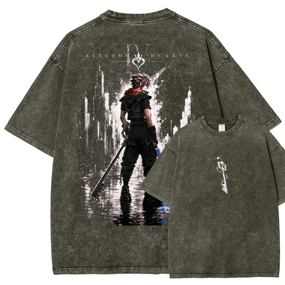 Kingdom Hearts Washed T-shirt 2606015492